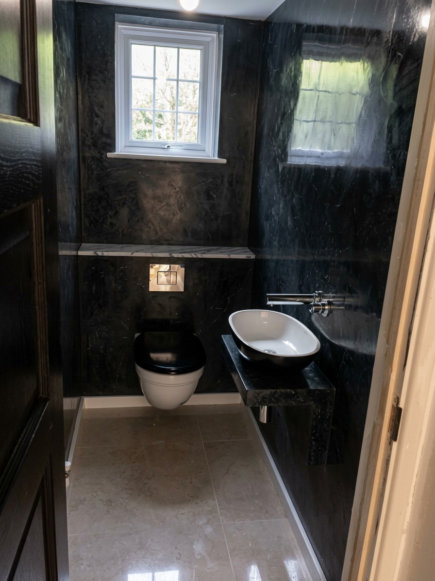 AJ Neill Interiors portfolio project 1 — painting, decorating and Venetian plastering across London and the Home Counties